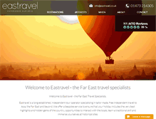 Tablet Screenshot of eastravel.co.uk